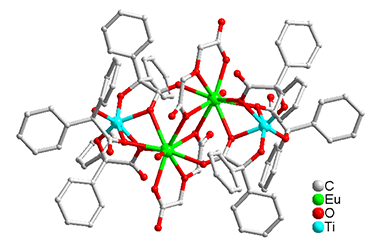 Luminescent Tetra-nuclear Lanthanide-titanium-organic Compound Obtained by the Mixed-ligand 2011-3220